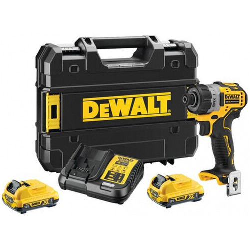 DeWALT DCF601D2 Visseuse a chocs 1/4" (8Nm/12V/2x2,0Ah) Tstak