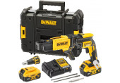DeWALT DCF620P2K Visseuse plaques de plâtres (2x5,0Ah/18V) +DCF6202 Tete pour vis a simple