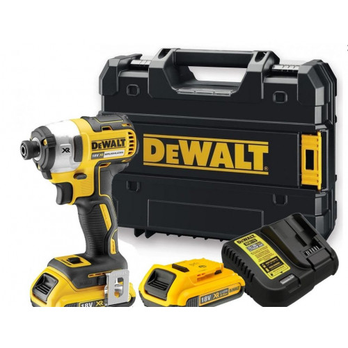 DeWALT DCF887D2 Visseuse a Chocs sans 1/4" (205Nm/18V/2x2,0Ah) Tstak