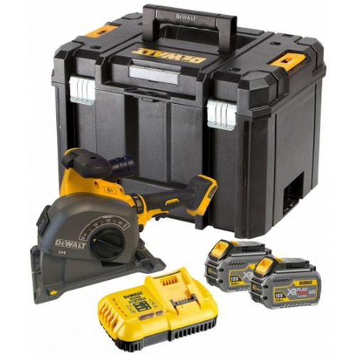 DeWALT DCG200T2 Rainureuse a béton XR FlexVolt (54V/2x6,0Ah/125mm) Tstak