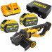 DeWALT DCG460X2-QW Meuleuse d'angle sans fil XR FlexVolt (230mm/54V/2x9,0Ah) coffret