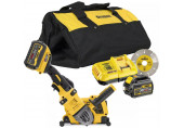 DeWALT DCG4610T2 Kit (DCG414+DWE46225+2x6,0Ah+DCB118+Sac de transport)