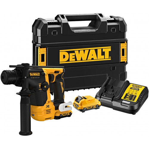 DeWALT DCH072L2 Marteau perforateur sans fil SDS-Plus (1,1J/12V/2x3,0 Ah) Tstak