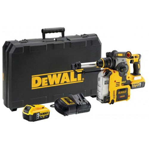 DeWALT DCH275P2-QW Perforateur-burineur sans fil SDS-Plus XR (2,1J/18V/2x5,0Ah) DeWALT DCH275P2-QW Perforateur-burineur sans fil SDS-Plus XR (2,1J/18V/2x5,0Ah)