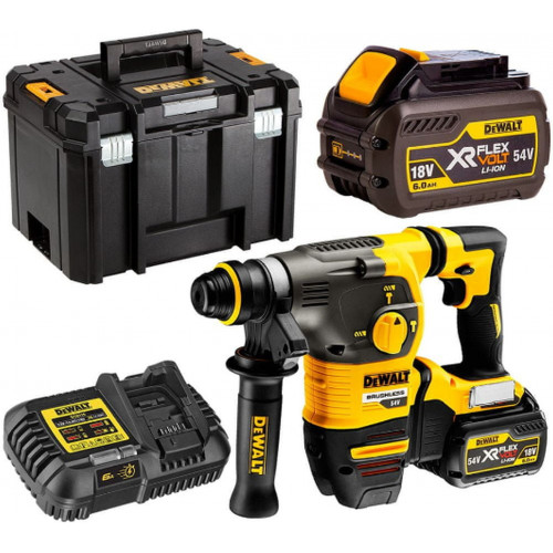 DeWALT DCH323T2 Perforateur SDS-Plus XR FlexVolt (2,8J/54V/2x6,0Ah) Tstak