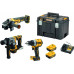 DeWALT DCK355P2T Pack 3 outils (DCD800+DCG405+DCH172)+(18V/2x5,0Ah)Tstak