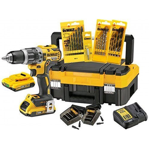 DeWALT DCK796D2T Perceuse a percussion Set (18V/70Nm/2x2.0Ah) Tstak