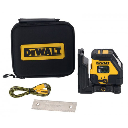 DeWALT DCLE14201GB-XJ Niveau laser croix - faisceaux verts - USB-C (Li-lon) DeWALT DCLE14201GB-XJ Niveau laser croix - faisceaux verts - USB-C (Li-lon)