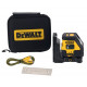 DeWALT DCLE14201GB-XJ Niveau laser croix - faisceaux verts - USB-C (Li-lon)