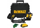 DeWALT DCLE34031D1 Laser croix a nivellement automatique 3x360° (18V/1x2,0Ah) Coffret