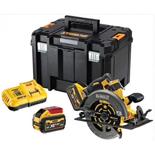 DeWALT DCS578X2 Scie circulaire XR (190mm/54V/2x3,0Ah) box Tstak