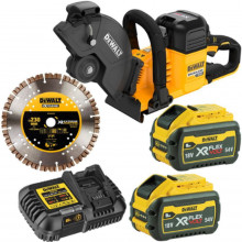 DeWALT DCS691X2 Découpeuse a disque sans fil FlexVolt (230mm/54V/2x9,0Ah)