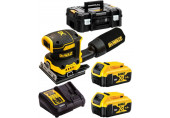 DeWALT DCW200P2 Ponceuse vibrante XR (18V/2x5,0Ah) Tstak