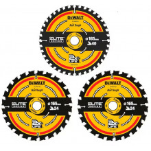 DeWALT DT10397 lame de scie circulaire ELITE 3 pcs