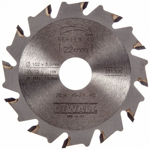 DeWALT DT1306 Lames pour fraiseuses a lamelles 102 x 22mm