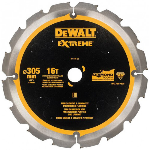 DeWALT DT1475 Lame de scie circulaire 305 x 30 mm 16Z