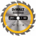 DeWALT DT1951 Lame de scie circulaire 184 x 20 mm 24T ATB 18°