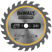 DeWALT DT20420 Lame de scie circulaire 115x9,5mm