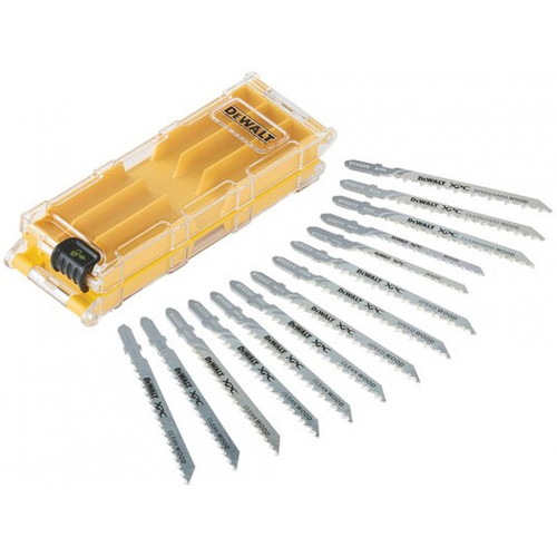 DeWALT DT2298-QZ Coffret plastique de 10 lames XPC HCS BIM pour bois