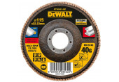 DeWALT DT30601 Disque a Lamelle K40 Plat, Gris, 115 mm