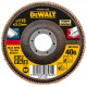 DeWALT DT30601 Disque a Lamelle K40 Plat, Gris, 115 mm