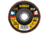 DeWALT DT30602 Disque a Lamelle K40 Plat, Gris, 125 mm