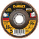 DeWALT DT30611 Disque a Lamelle K40 Plat, Gris, 125 mm