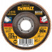 DeWALT DT30621 Disque abrasif lamellé Extreme pour métal 115 mm, plat, grain 80