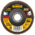 DeWALT DT30622-QZ Disque abrasif lamellé pour métal 125 mm x 22,23 mm, grain 80