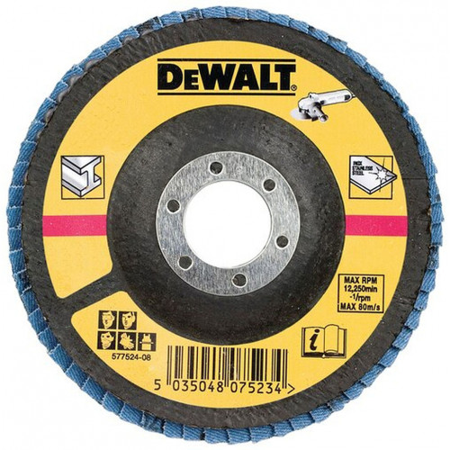 DeWALT DT3309-QZ Disque a lamelles Type 27 - grain 60, 125 mm, 1pcs DeWALT DT3309-QZ Disque a lamelles Type 27 - grain 60, 125 mm, 1pcs