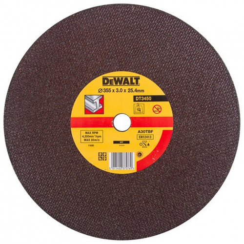 DeWALT DT3450 Couette 355 x 25,4 x 3 mm, métal