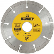 DeWALT DT3711 Lame de scie diamantée segmentée 125 x 22,2 mm pour la coupe a sec