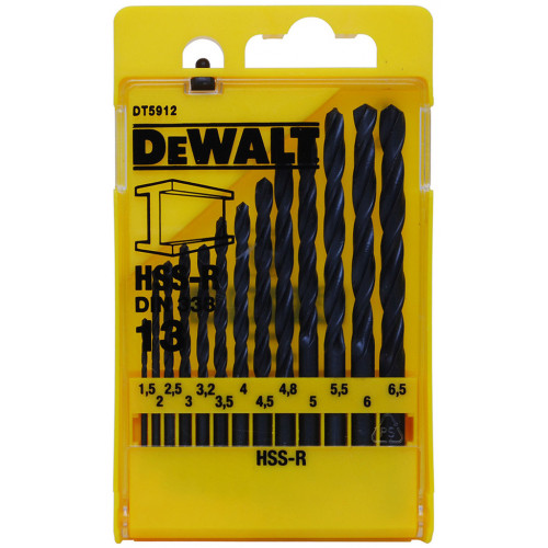 DeWALT DT5912 HSS-R Coffret de 13 forets métal