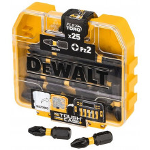 DeWALT DT70556T 25 embouts de vissage Impact Torsion Pz2 en boite Tic Tac