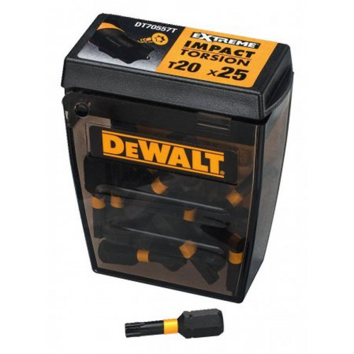 DeWALT DT70557T Jeu d'embouts Impact Torsion 25 mm T40