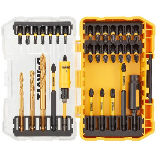 DeWALT DT70741T Coffret 32 Pieces - Embouts de Vissage FLEXTORQ et Forets