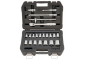 DeWALT DWMT19241-1 Jeu de 22 douilles a 6 pans, avec clé a cliquet 1/2"