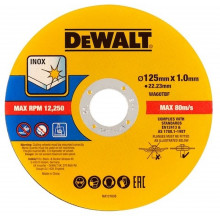 DeWALT DT20598-QZ Disque a tronçonner 125 x1 x 22,2mm 50 pce