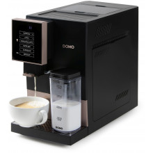 DOMO Machine a espresso automatique 1350 W, noir et bronze DO743K