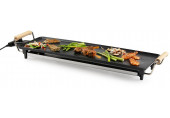 DOMO Gril Teppanyaki aspect bois, surface de cuisson 70 x 22 cm, 1800W, DO8312TP