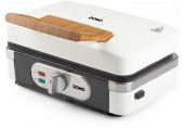 DOMO Appareil 3-en-1 Croque – Grill – Gaufrier (1100 W), blanc DO9277C