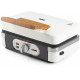 DOMO Appareil 3-en-1 Croque – Grill – Gaufrier (1100 W), blanc DO9277C