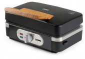 DOMO Appareil 3-en-1 Croque – Grill – Gaufrier (1100 W), noir DO9278C