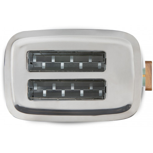 DOMO WOOD YOU Grille-pain pour 2 tranches, 1000 W, vert DO973T