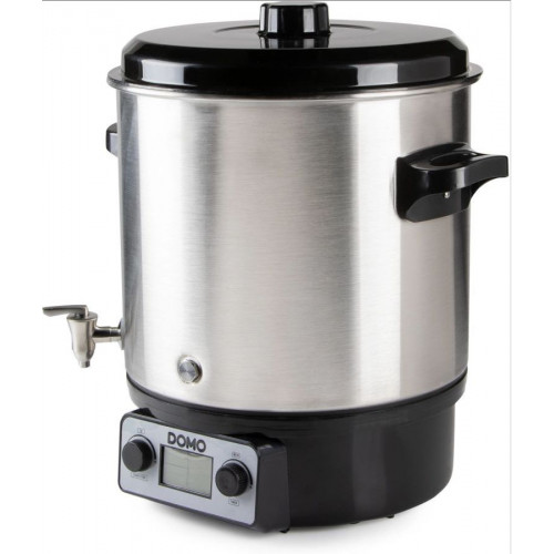 DOMO Stérilisateur inox LCD - 2 ouvertures - robinet inox (27 l / 2000W) DO42329PC DOMO Stérilisateur inox LCD - 2 ouvertures - robinet inox (27 l / 2000W) DO42329PC