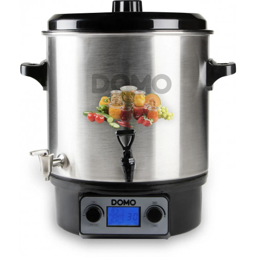 DOMO Stérilisateur inox LCD - 2 ouvertures - robinet inox (27 l / 2000W) DO42329PC DOMO Stérilisateur inox LCD - 2 ouvertures - robinet inox (27 l / 2000W) DO42329PC