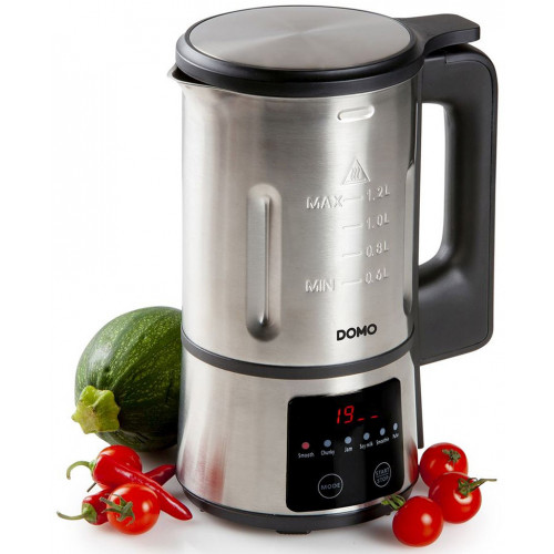 DOMO My Soup Express Cuiseur pour soupes acier inoxydable 1,2l, 900W DO727BL