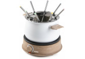 DOMO Appareil a fondue - blanc/bois DO736F