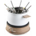 DOMO Appareil a fondue - blanc/bois DO736F