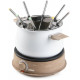 DOMO Appareil a fondue - blanc/bois DO736F